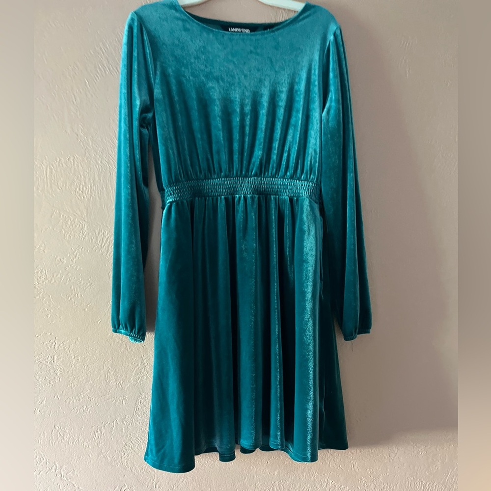 Lands' End Velvet Dresses
